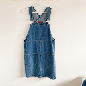 Denim pinafore